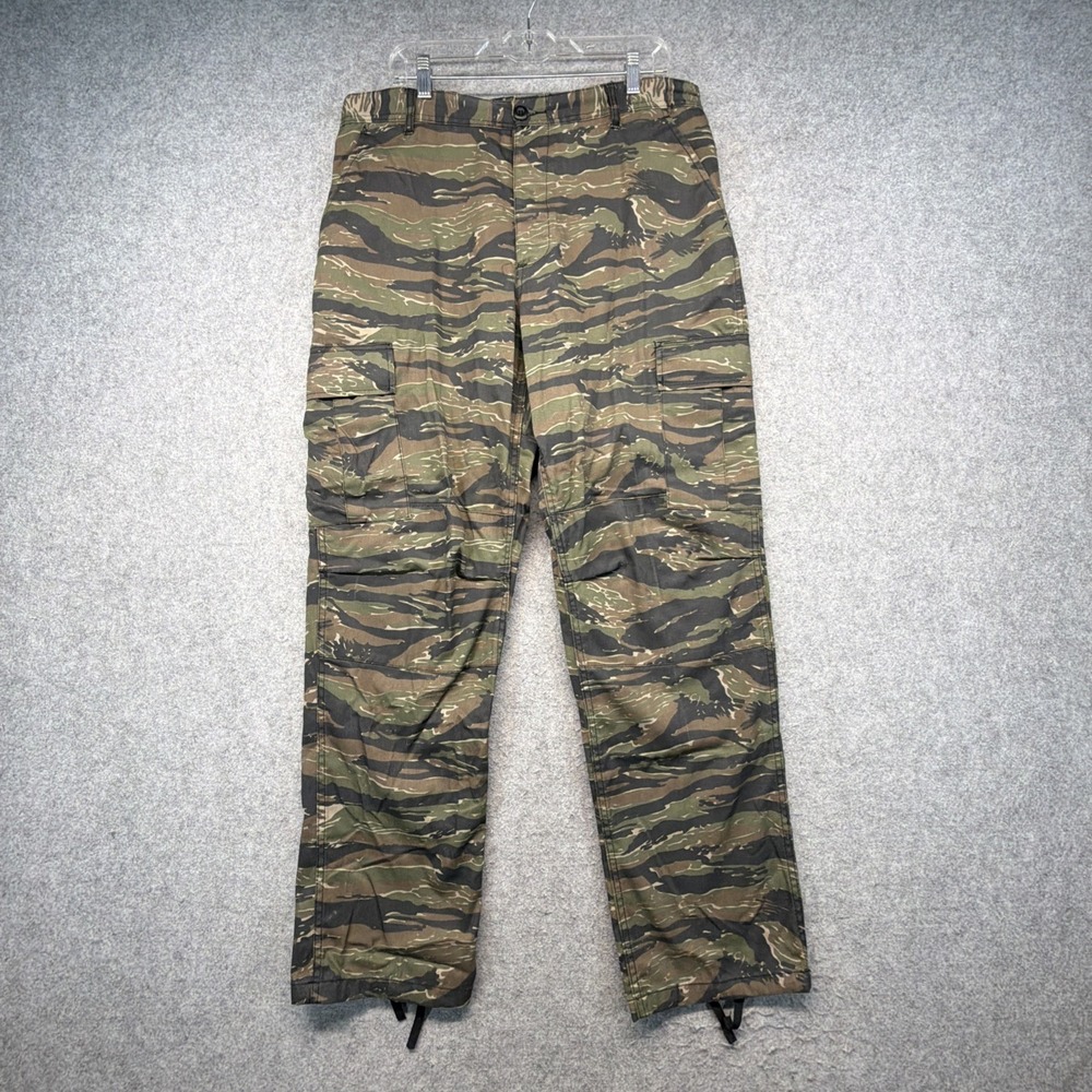 Rothco BDU Tiger Stripe Camo Cargo Pants Men's Large Regular